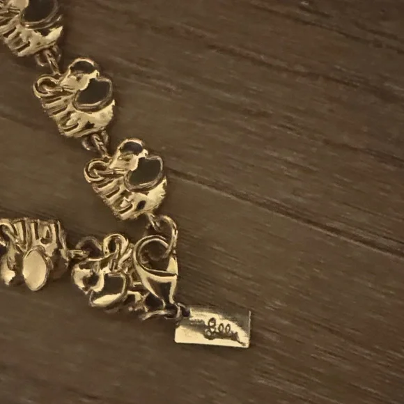 Lilly Pulitzer Gold Elephant Charm Bracelet - Picture 2 of 2